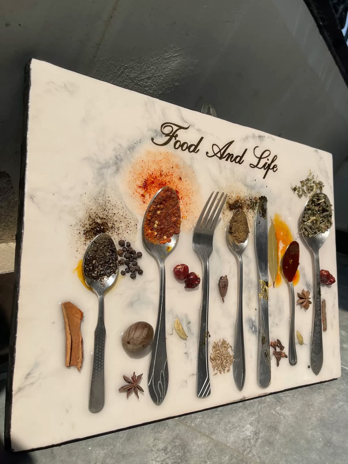 Resin Kitchen Wall Art